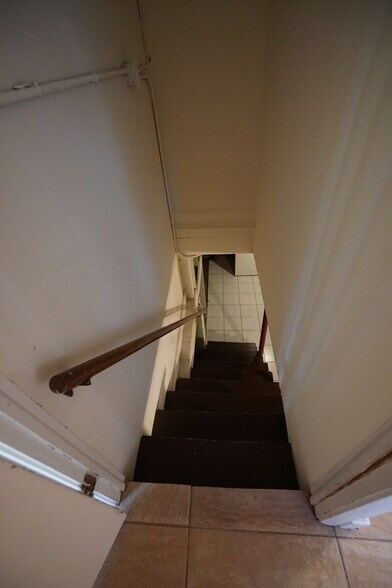 Stairwell to basement - 224 E Benton Ave