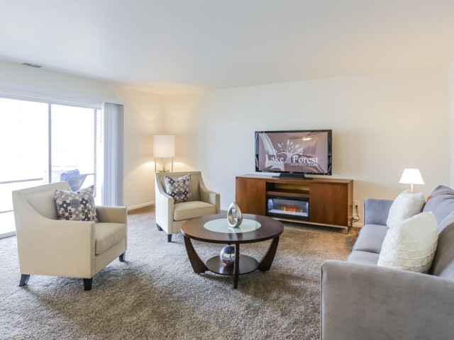 Living Area - Lake Forest Apartment Homes