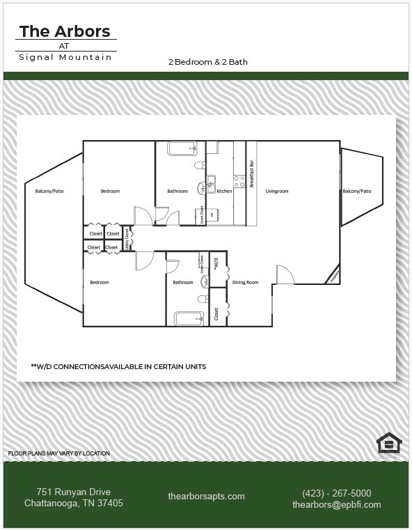 Floorplan - Arbors at Signal Mountain