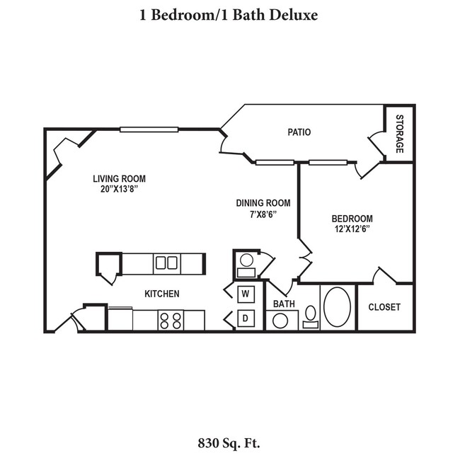 Floorplan - The Vinings Apartments