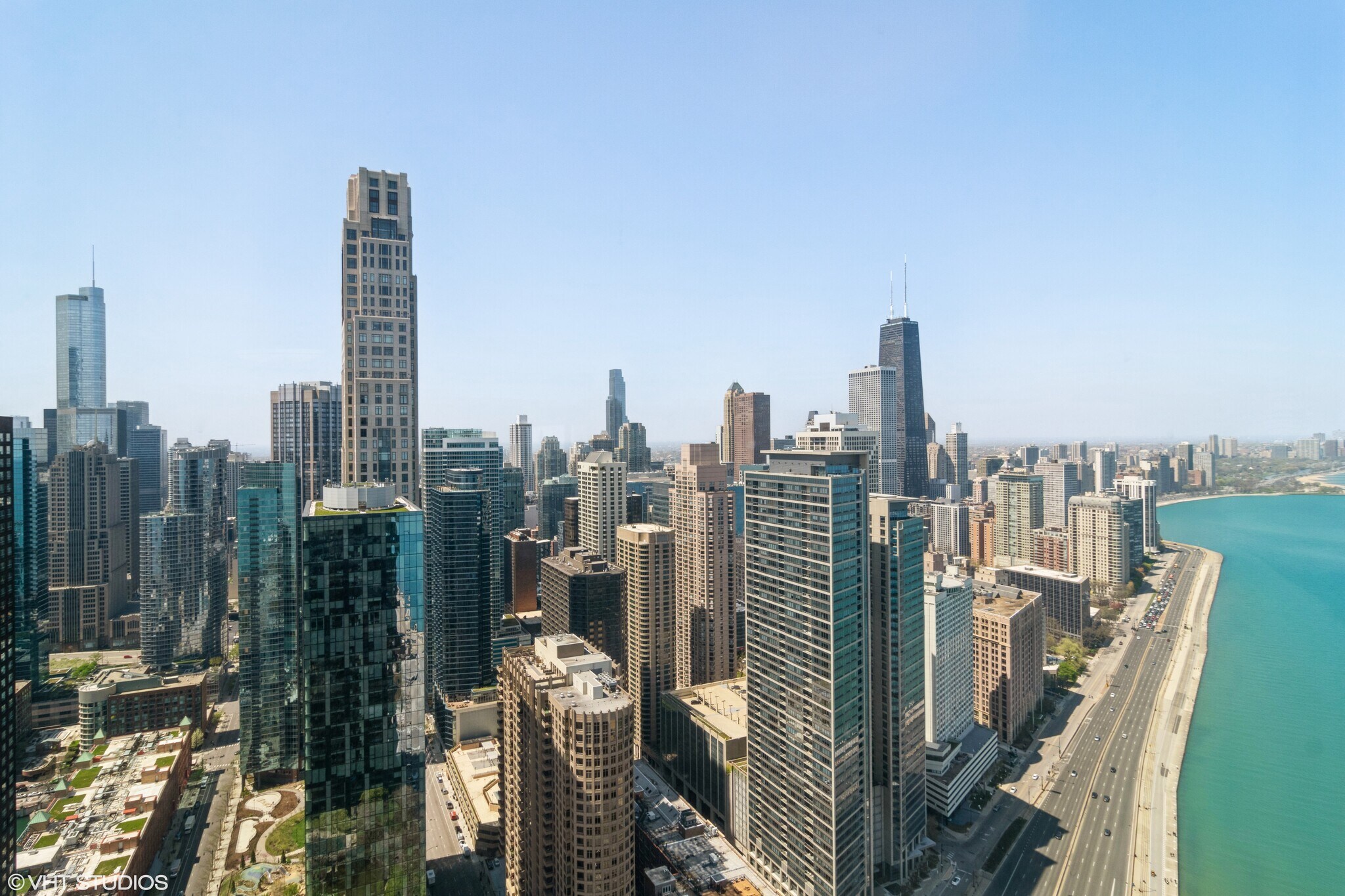 City and Lake view from Condo - 505 N Lake Shore Dr