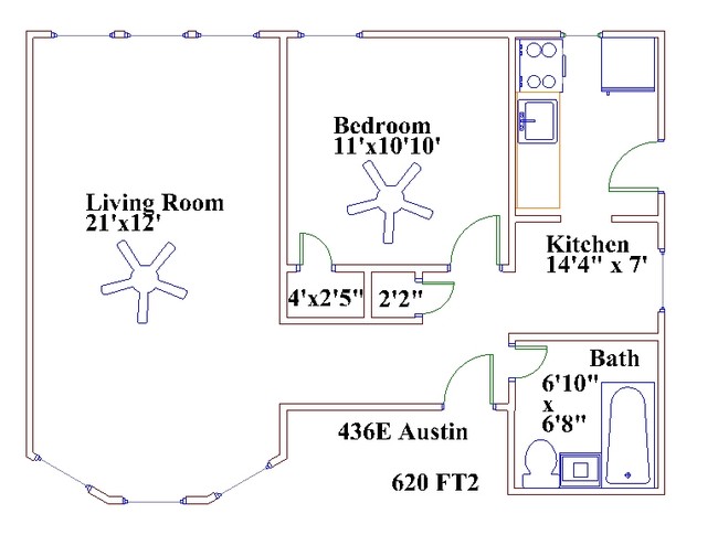 1BR/1BA - 432-438 N. Austin Blvd.