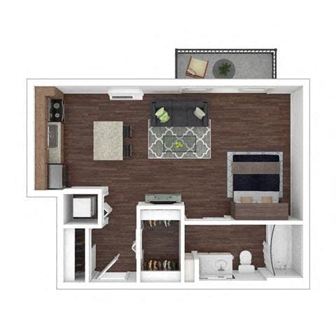 Floorplan - 2626 South Side Flats