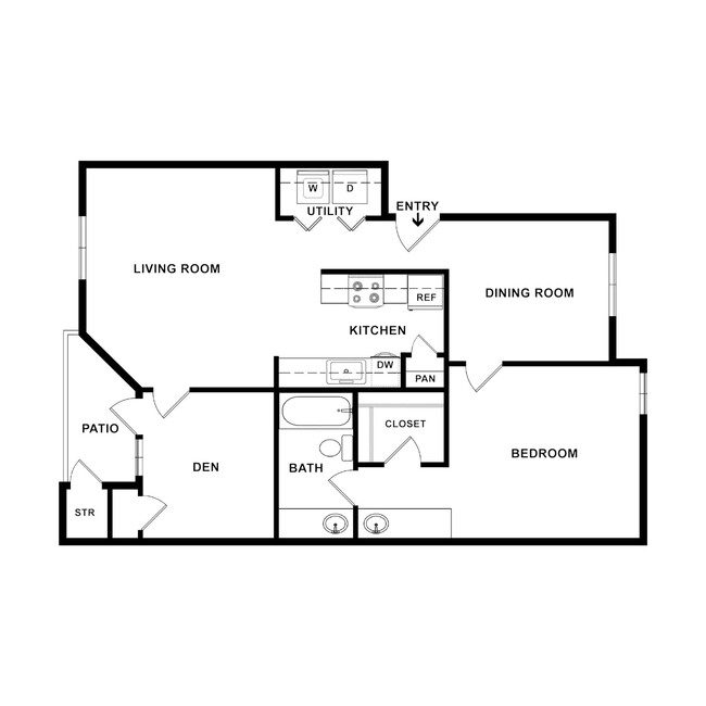 Floorplan - Prestonwood Apartments Homes