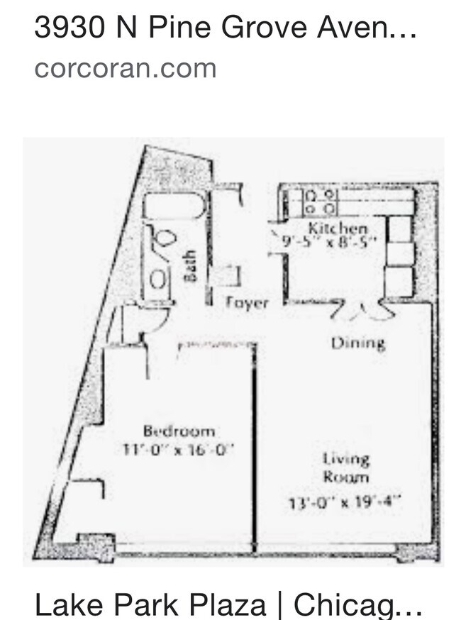 Floor Plan - 3930 N Pine Grove Ave