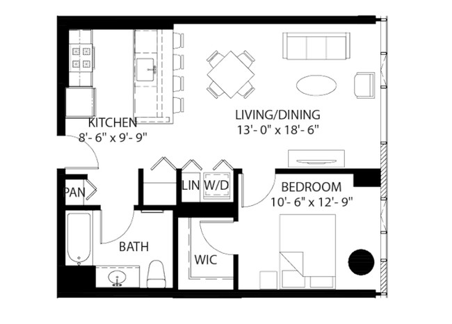 Floorplan - Halsted Flats