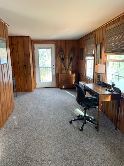 Study with built-ins-knotty pine. New carpet. - 69 1st St