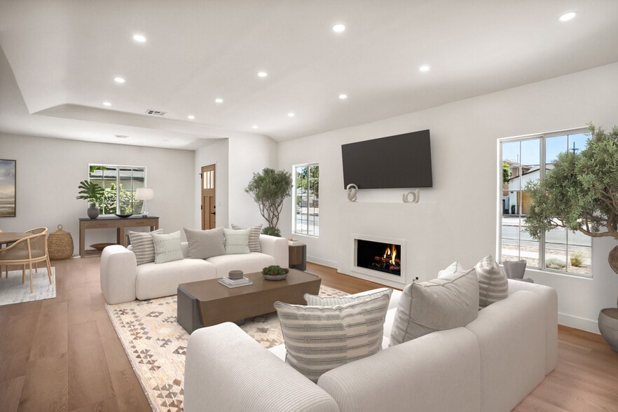 Living Room | Virtually Staged - 4702 Kraft Ave