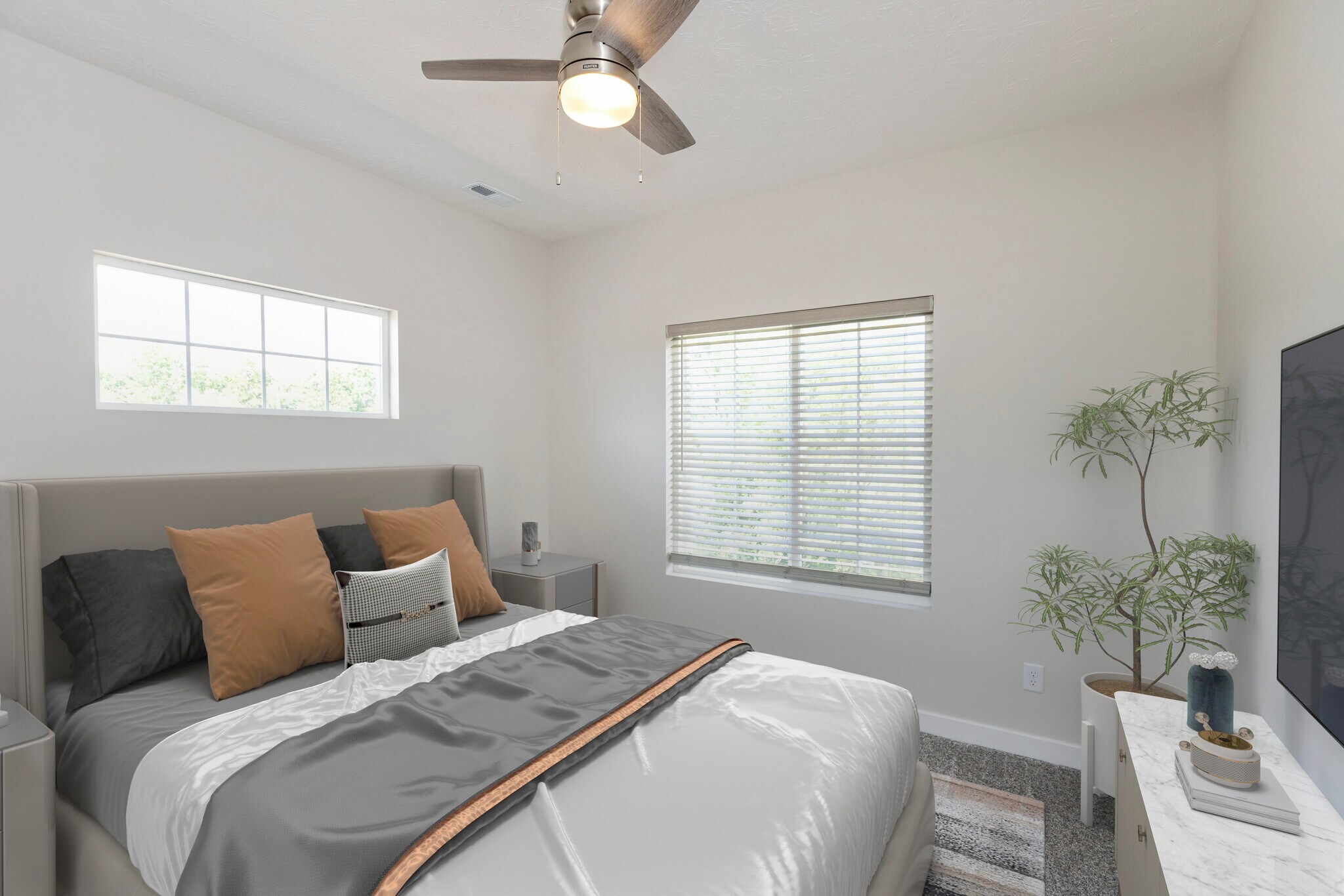 Bedroom 2 Staged - 2143 Columbia Ave