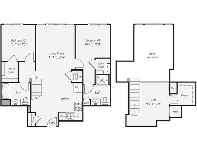 Floorplan - Avalon at Wesmont Station