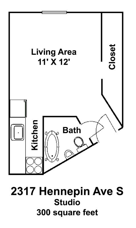 Floorplan - 2317 Hennepin Apartments