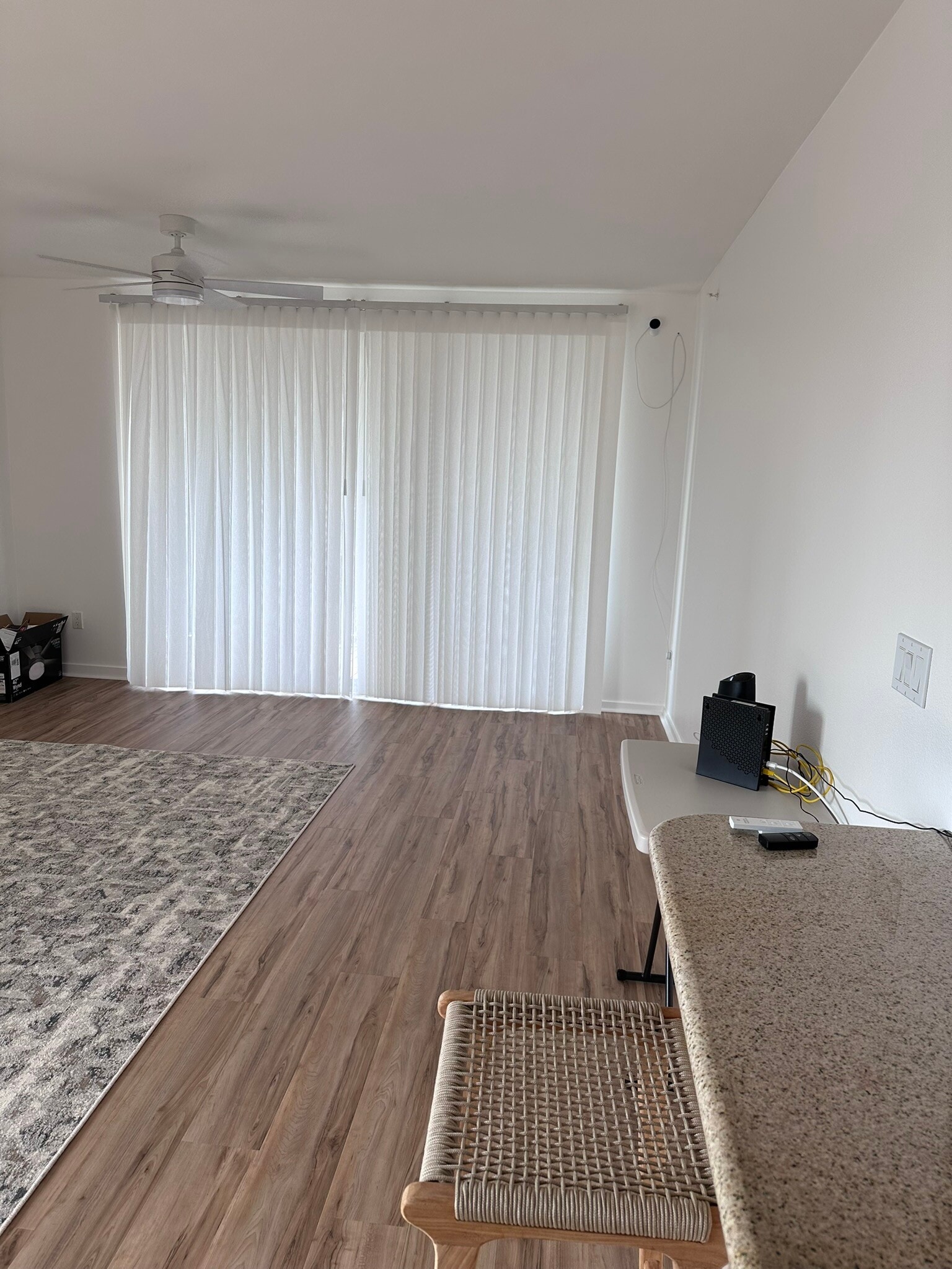 New floor - furniture for staging - 421 Olohana St