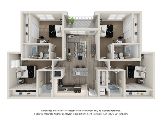 Floorplan - The Retreat East