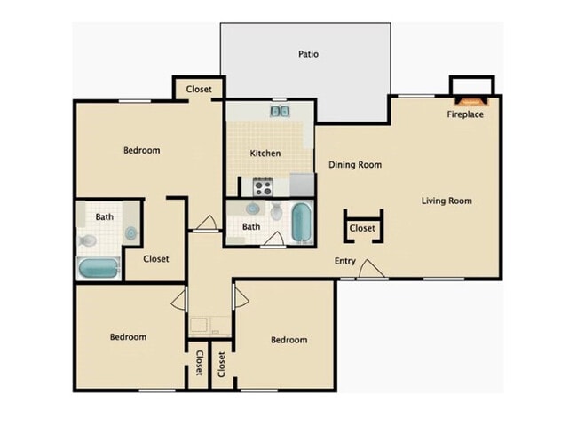 Floorplan - Riverwalk TX