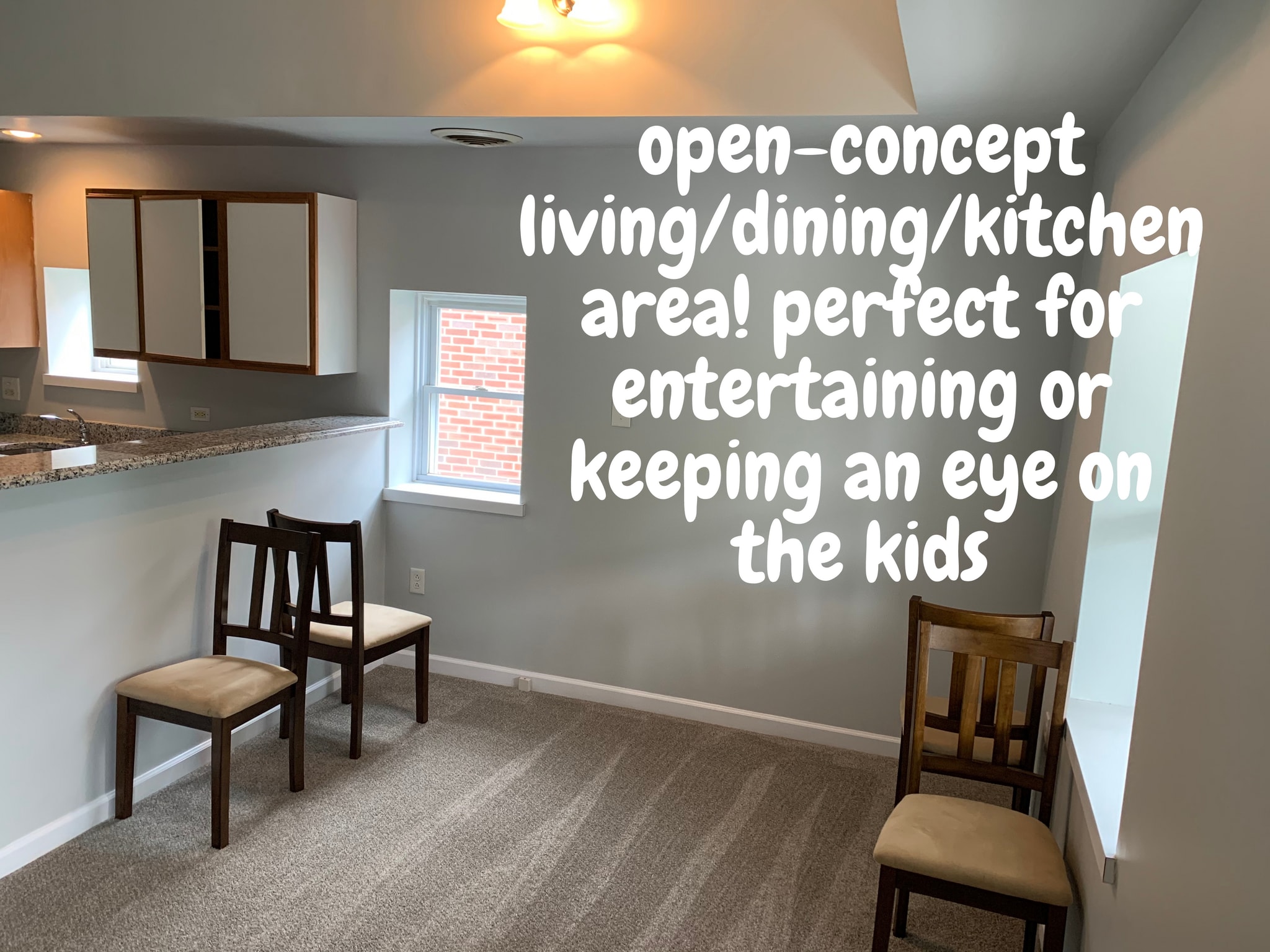 living/dining room - 1743 Portland Ave