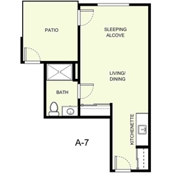 Floor Plan A-7 - Pearl Crossing