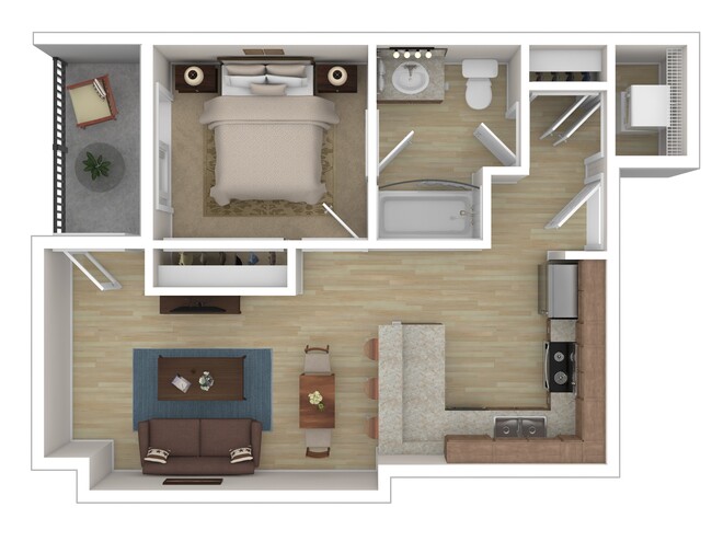 Floorplan - Glacier Vista Apartments