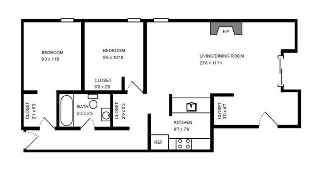 Floorplan - 1732 North Dayton