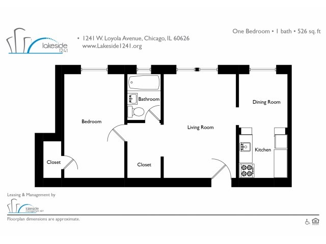 1BR/1BA - Lakeside 1241