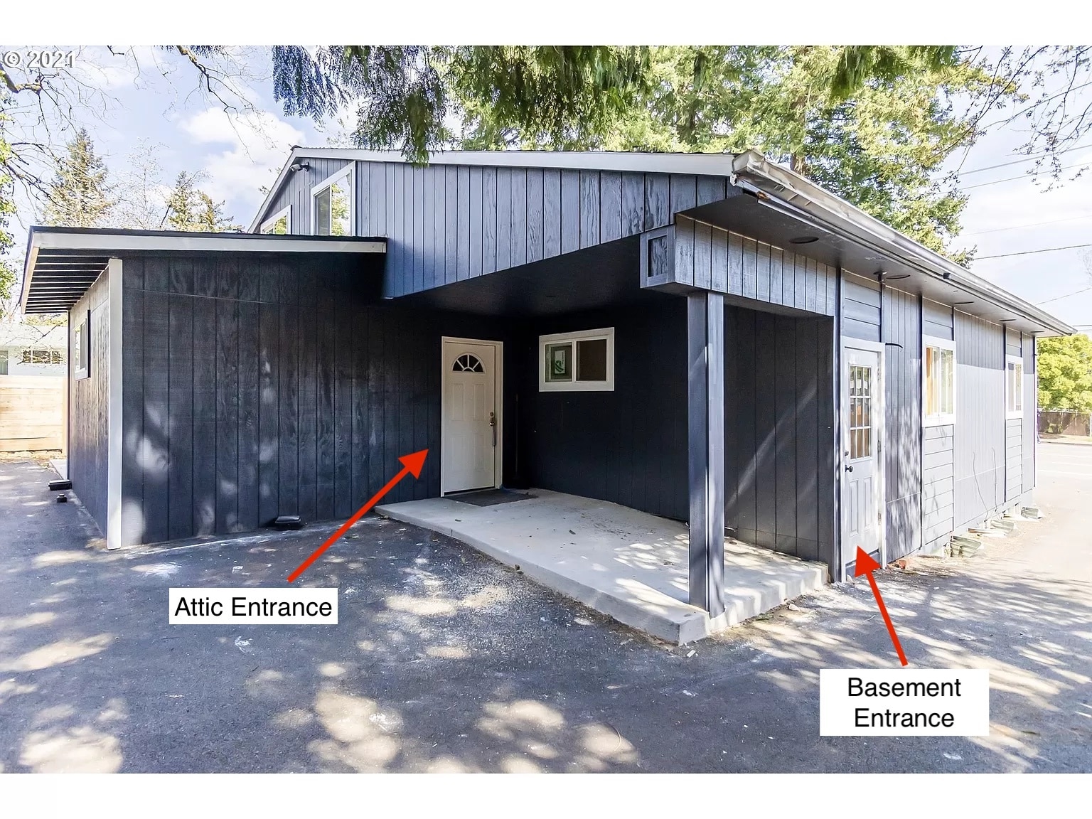 Private Door Entrance - 321 NE 162nd Ave