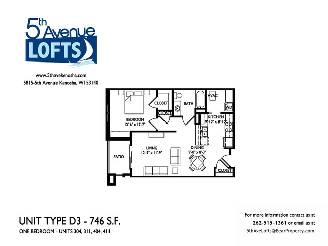 Floorplan - 5th Avenue Lofts