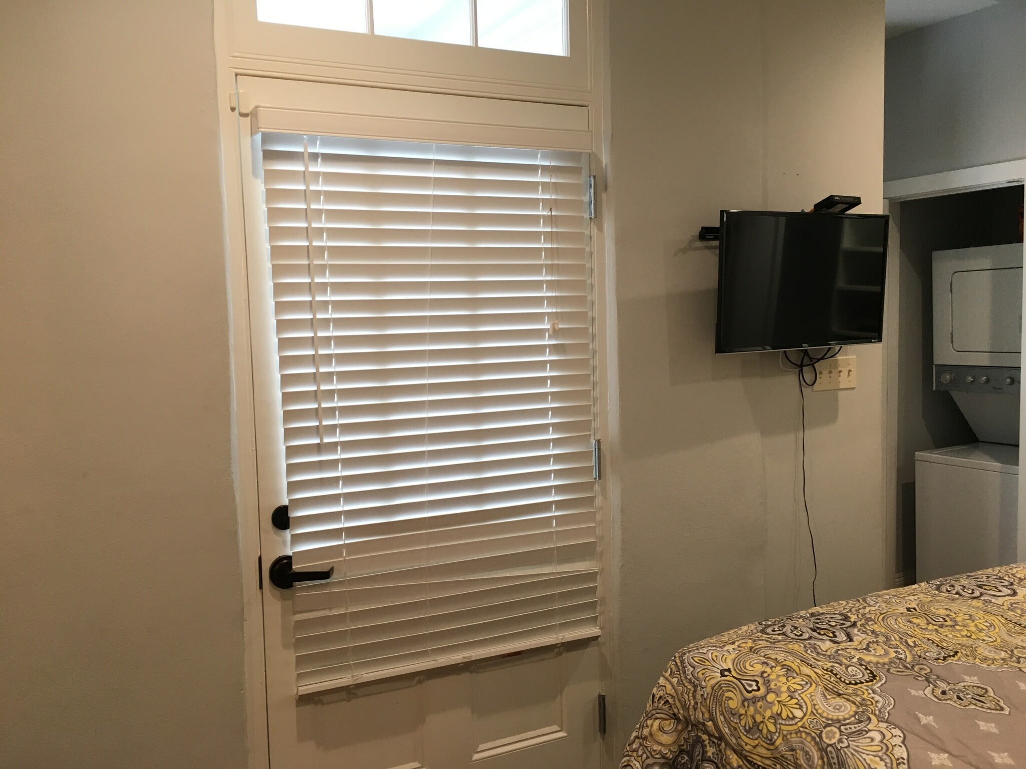Stackable washer/dryer inside of closet - 629 Saint Peter St