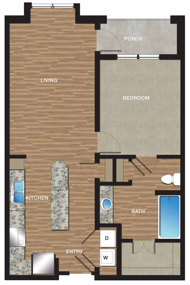 Floorplan - Crest at Las Colinas Station