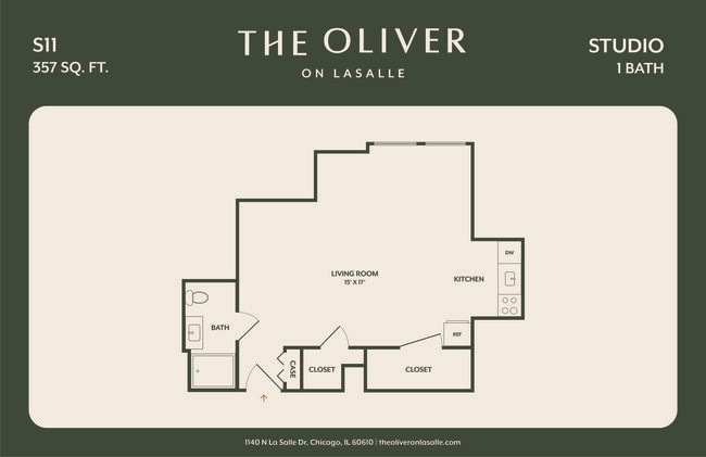 Floorplan - The Oliver on LaSalle