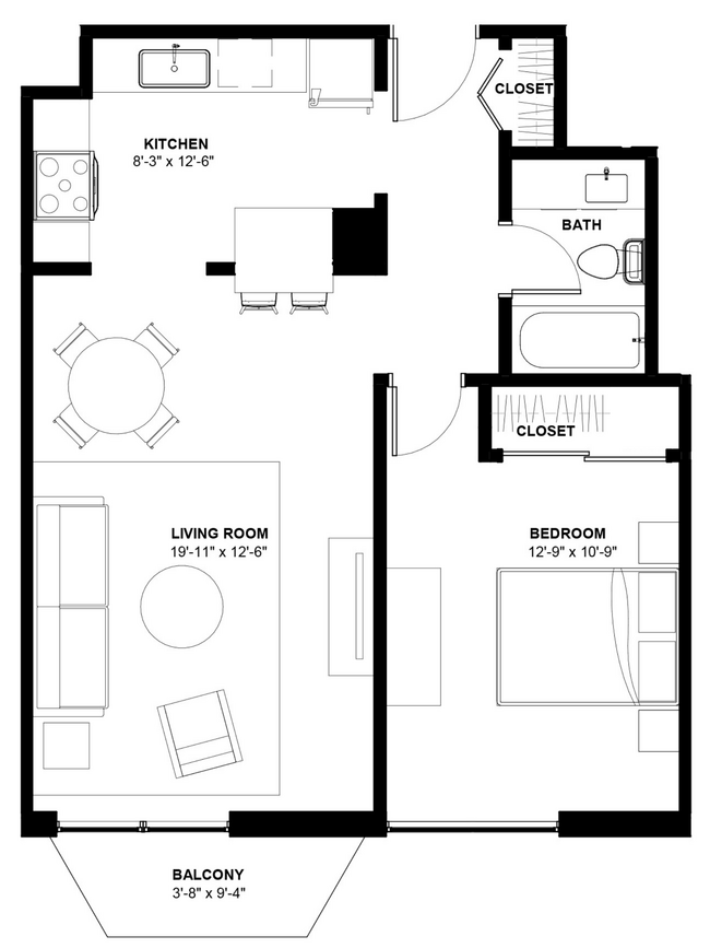 Floorplan - 1250 Lasalle