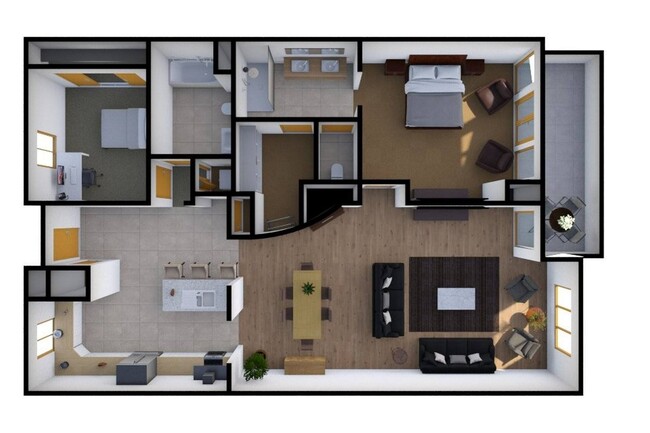 Floorplan - Riviera Coast Apartments