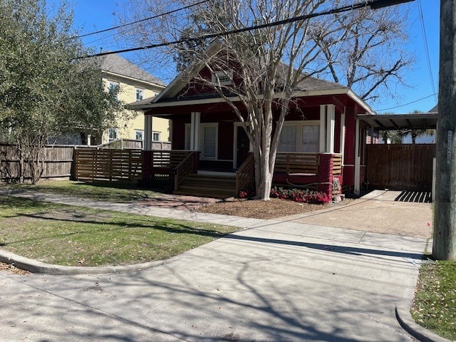 Side View with Garage - 1440 Oxford St