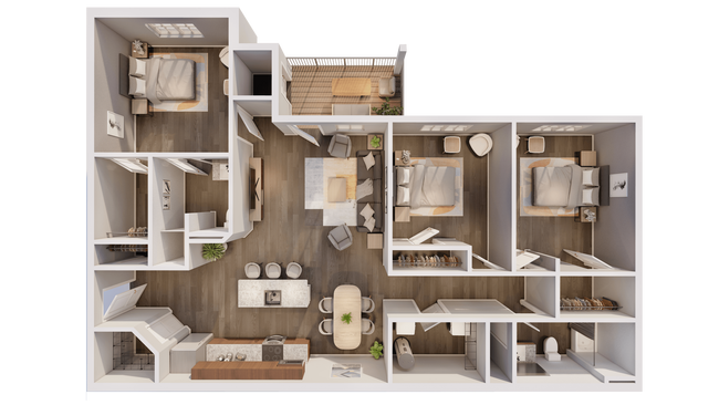 Floorplan - Belmond Flats