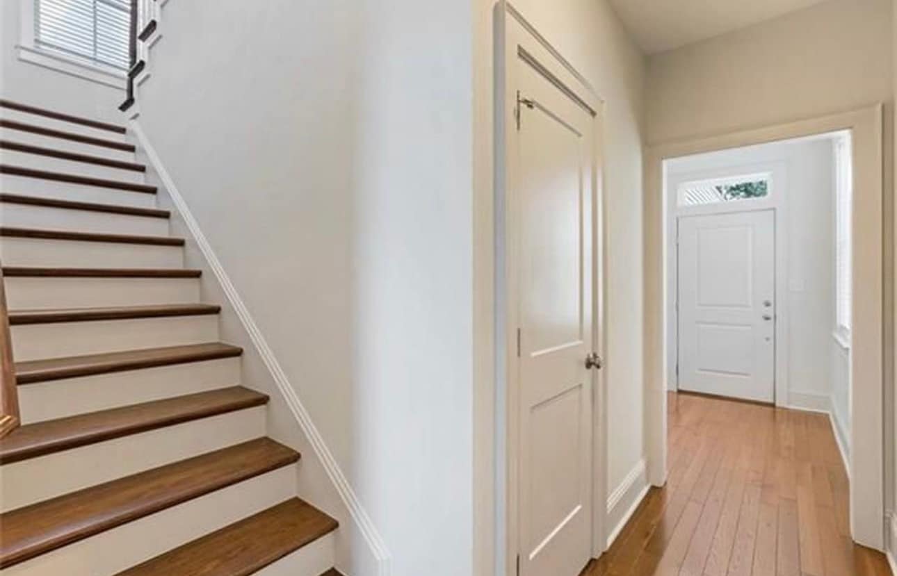 Front Hallway, Half Bath, Stairwell - 1908 Washington Ave