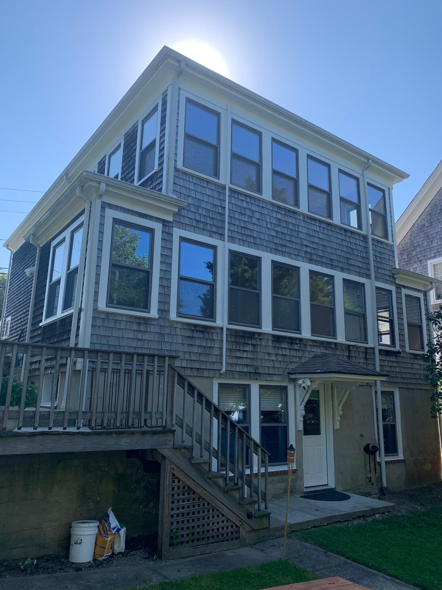 exterior rear - 205 Standish Ave