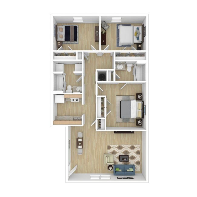 Floorplan - Parkridge Apartments