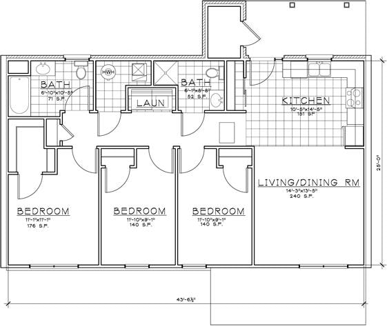 3BR/2BA - Crossroads Meadow