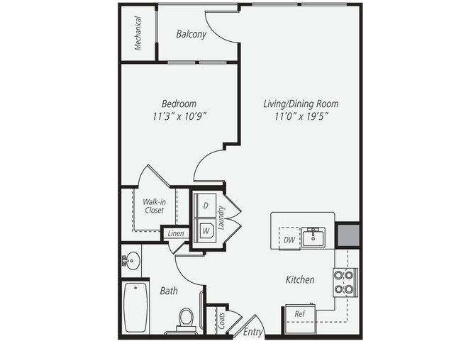 Floorplan - Avalon at Assembly Row