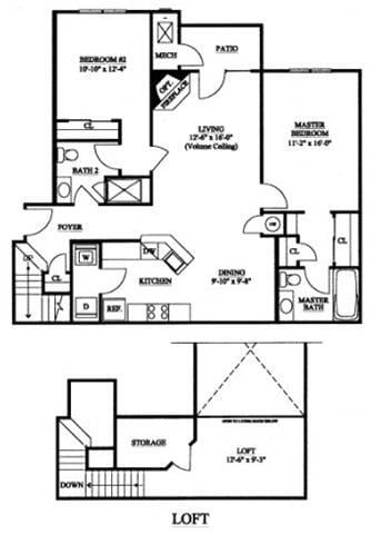 Floorplan - Saucon View Apartments