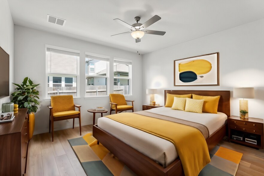 Master Bedroom. This has been virtually staged. - 5402 Jason Dr