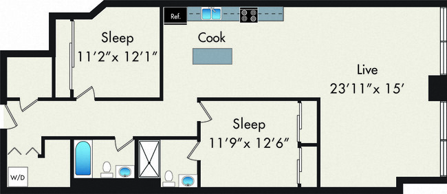 Floorplan - The Lofts at Gin Alley