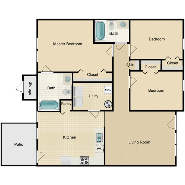 Floorplan - Willow Bend