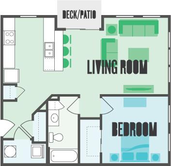 Floorplan - Monmouth Row Apartments