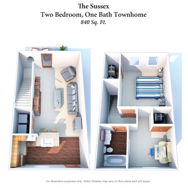 Floorplan - Woodhills Apartments