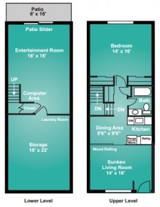 1BR/1BA - Portico Villa