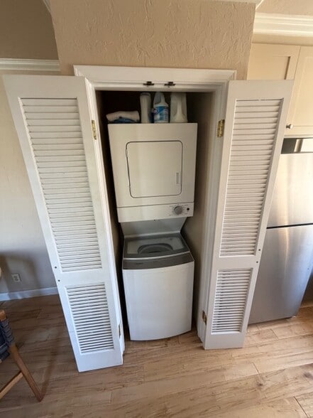 Washer and Dryer closet - 147 Southampton Ln