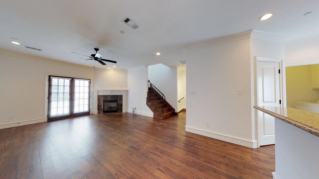 Electric Fireplace - Druid Townhomes