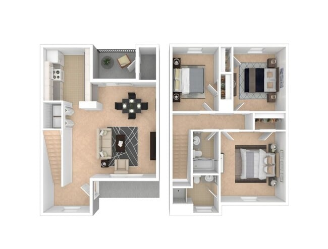 Floorplan - Stone Ranch Townhomes