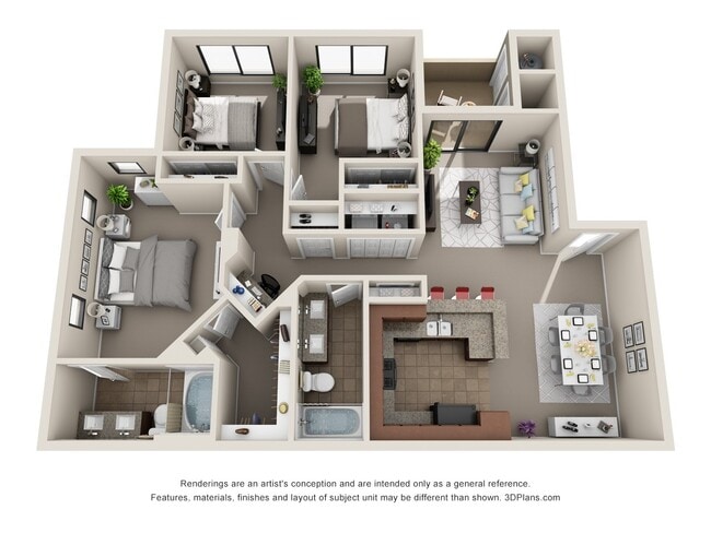 Floorplan - Colton Apartments