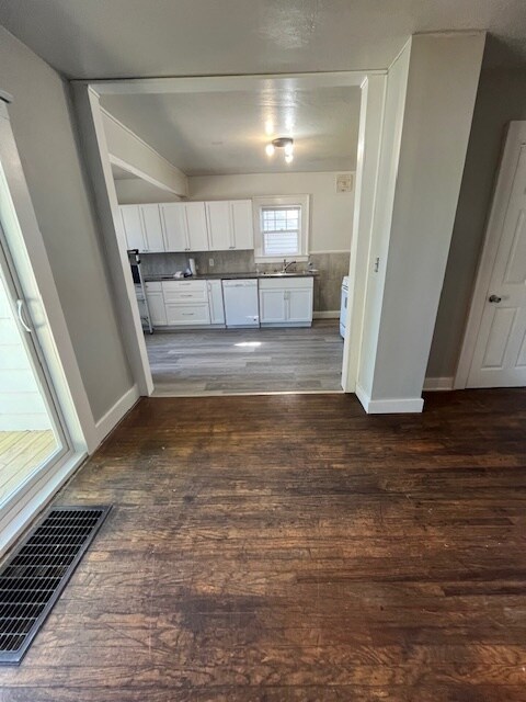 View to kitchen from dining room - 1212 W Carson St