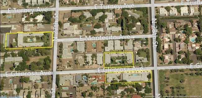 Aerial Photo - Sunshine Apartments